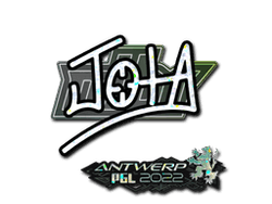 Sticker | JOTA (Glitter) | Antwerp 2022