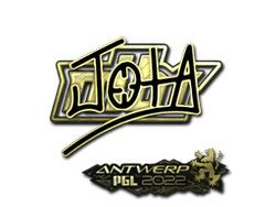 Sticker | JOTA (Gold) | Antwerp 2022