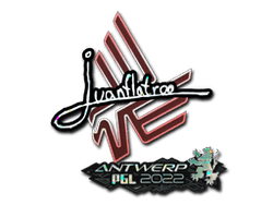 Sticker | juanflatroo (Glitter) | Antwerp 2022