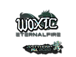 Sticker | woxic (Glitter) | Antwerp 2022