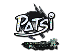 Sticker | Patsi (Glitter) | Antwerp 2022