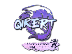 Sticker | qikert (Holo) | Antwerp 2022