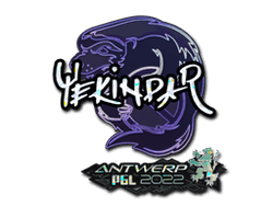 Sticker | YEKINDAR (Glitter) | Antwerp 2022