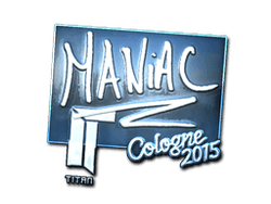 Sticker | Maniac (Foil) | Cologne 2015