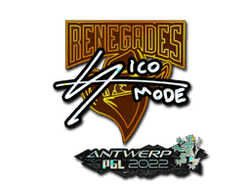 Sticker | sico (Glitter) | Antwerp 2022