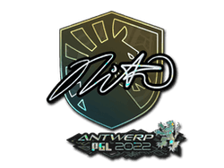 Sticker | nitr0 (Glitter) | Antwerp 2022