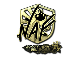 Sticker | NAF (Gold) | Antwerp 2022