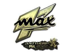 Sticker | max (Gold) | Antwerp 2022