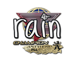 Sticker | rain (Champion) | Antwerp 2022