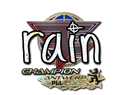 Sticker | rain (Glitter, Champion) | Antwerp 2022