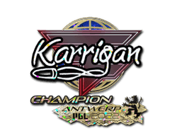 Sticker | karrigan (Glitter, Champion) | Antwerp 2022