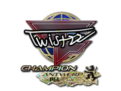 Sticker | Twistzz (Glitter, Champion) | Antwerp 2022