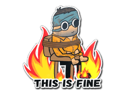 Sticker | This Is Fine (H)
