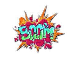 Sticker | Go Boom (Glitter)