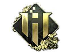 Sticker | IHC Esports (Gold) | Rio 2022