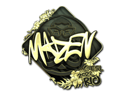 Sticker | maden (Gold) | Rio 2022