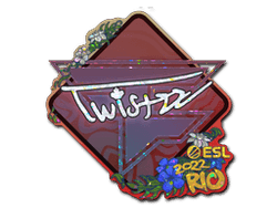 Sticker | Twistzz (Glitter) | Rio 2022