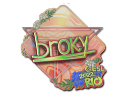 Sticker | broky (Holo) | Rio 2022