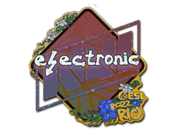 Sticker | electronic (Glitter) | Rio 2022