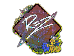 Sticker | REZ (Glitter) | Rio 2022