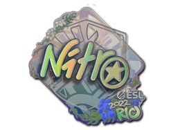 Sticker | nitr0 (Holo) | Rio 2022