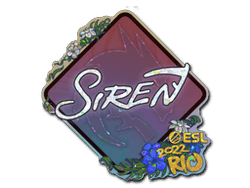 Sticker | S1ren (Glitter) | Rio 2022