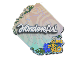 Sticker | w0nderful | Rio 2022