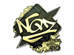 Sticker | NQZ (Gold) | Rio 2022