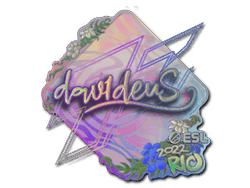 Sticker | dav1deuS (Holo) | Rio 2022