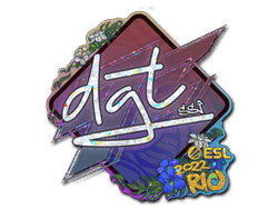Sticker | dgt (Glitter) | Rio 2022