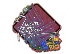 Sticker | juanflatroo (Glitter) | Rio 2022