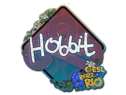 Sticker | Hobbit (Glitter) | Rio 2022