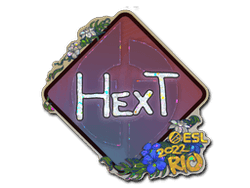 Sticker | HexT (Glitter) | Rio 2022