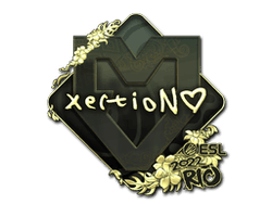 Sticker | xertioN (Gold) | Rio 2022