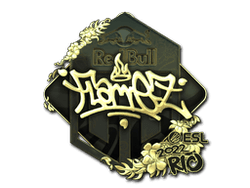 Sticker | FlameZ (Gold) | Rio 2022