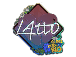 Sticker | latto (Glitter) | Rio 2022