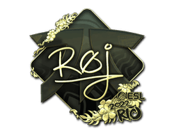 Sticker | roeJ (Gold) | Rio 2022