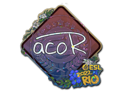 Sticker | acoR (Glitter) | Rio 2022