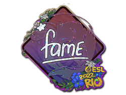 Sticker | fame (Glitter) | Rio 2022