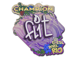Sticker | FL1T (Champion) | Rio 2022