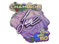 Sticker | Jame (Champion) | Rio 2022