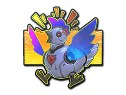 Sticker | Cyber Chicken (Holo)
