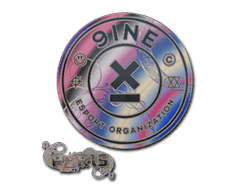 Sticker | 9INE (Holo) | Paris 2023