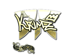 Sticker | KRIMZ (Gold) | Paris 2023