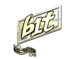 Sticker | b1t (Gold) | Paris 2023