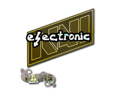 Sticker | electronic (Glitter) | Paris 2023