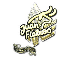 Sticker | juanflatroo (Gold) | Paris 2023