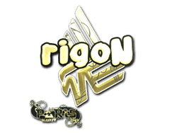 Sticker | rigoN (Gold) | Paris 2023
