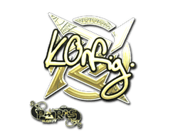 Sticker | k0nfig (Gold) | Paris 2023
