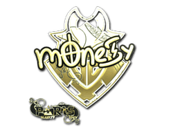 Sticker | m0NESY (Gold) | Paris 2023